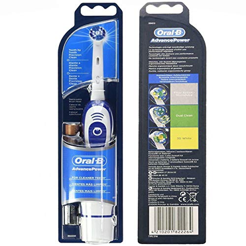 Oral-B - Cepillo eléctrico AdvancePower 400, AA, Blanco, Verde