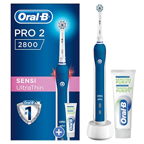 Oral-B Power Pro 2 2800 Cepillo De Dientes Éctrico Accionado + Purificar Pasta De Dientes De Las Encías 530 g