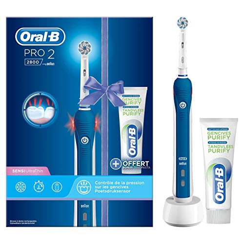 Oral-B Power Pro 2 2800 Cepillo De Dientes Éctrico Accionado + Purificar Pasta De Dientes De Las Encías 530 g