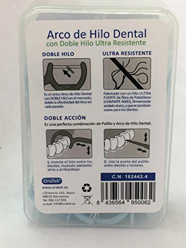 Oratek Arco Hilo Dental Doble 50Ud. 200 ml