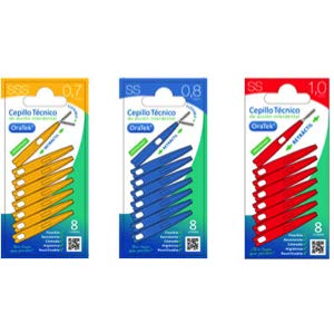 Oratek Cepillo Interdental Retractil 0.8Mm 8Ud. 1 unidad 200 g