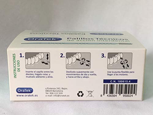 Oratek Palillos Tecnicos Oratek Cepillo Interdental 100Ud 1000 g 1 unidad