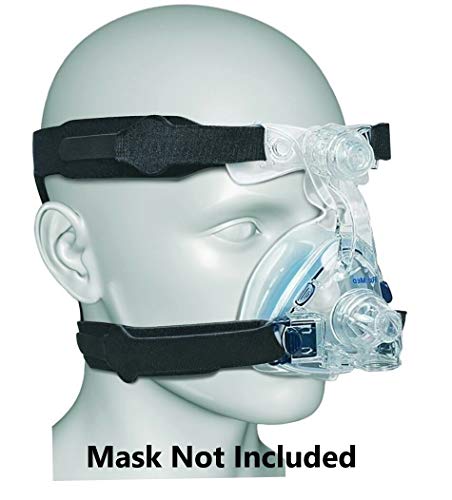 Organic Deal Arnés Universal p/Mascarillas CPAP- Reemplazo arnés (headgear) ResMed y Respironics- Compatible con la mayoría de mascarillas p/apnea del sueño (Ver Lista - Mascarilla, Clips NO incl)