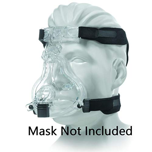 Organic Deal Arnés Universal p/Mascarillas CPAP- Reemplazo arnés (headgear) ResMed y Respironics- Compatible con la mayoría de mascarillas p/apnea del sueño (Ver Lista - Mascarilla, Clips NO incl)