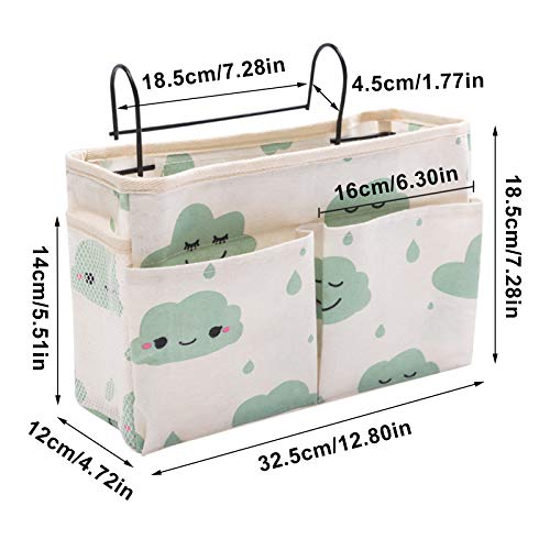 Organizador De Cabecera Colgante Bolsillo Para Cama Almacenamiento Para Literas Bolsillo De Fieltro Para Cama Organizador De La Cama Sofá Bolsillo Para Cama Organizador Para Hogar Oficina Dormitorio