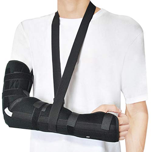 Ortesis de Codo con Honda Ortesis de Codo PM Night Splint Brazo de Codo Brazo de antebrazo Soporte Férula de Apoyo Ortesis inmovilizador Ajustable Correa Protector de Manga Envoltura