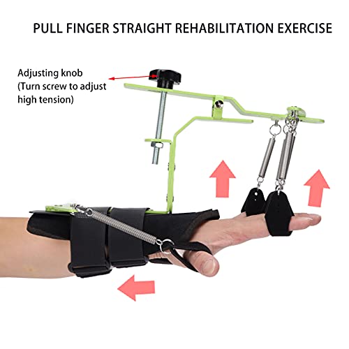 Ortesis Para Dedos, Soporte Ajustable Para Entrenamiento De Muñeca Y Mano Para El Ejercicio De Tendones De Hemiplejia Por Accidente Cerebrovascular, Equipo De Entrenamiento De Rehabilitación Para Mano