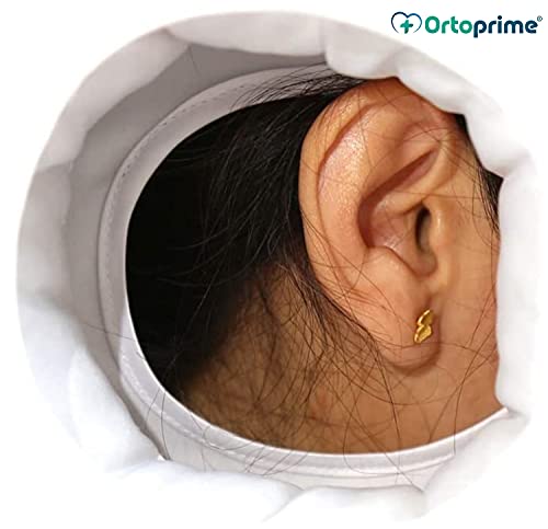 OrtoPrime Almohada Condrodermatitis - Cojín Antiescaras para Oreja - Almohada Antiescaras para Oreja - Almohada Ortopédica Terapéutica - Alta Protección - Almohada Cervical médica