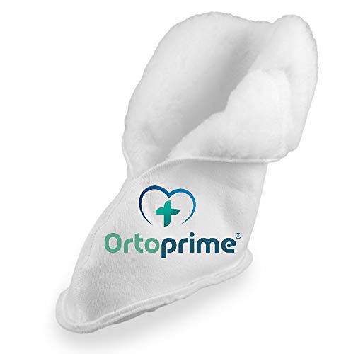 OrtoPrime BOTA Antiescaras Pie IZQUIERDO - Protector de Pie Acolchado y Suave - Cojines Antiescaras para Pies - Talla UNIVERSAL Ajustable - Patuco Antiescaras Alta Protección