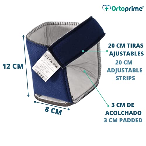 OrtoPrime PACK 2 Patucos Antiescaras Confort - Protector talones antiescaras y codos - Taloneras Antiescaras anti rozaduras Pies - Patuco antiescaras Cojín para pies Alivio de la Presión