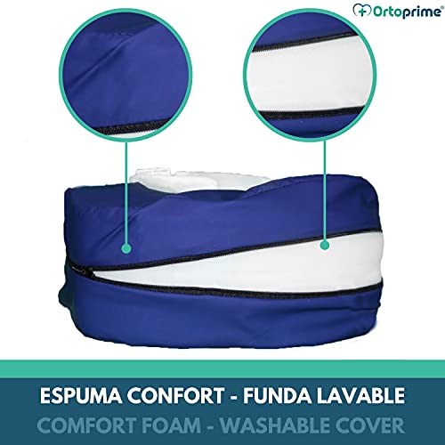 OrtoPrime PACK 2 Taloneras Antiescaras Impermeables Forma Curva - Protector Talones Antiescaras - Cojines Antiescaras Ortopédicos para Pies (Patucos Antiescaras Talla Universal)