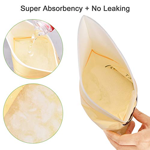 OTraki Bolsas Orina Desechables 8 PCS 600ml Superabsorbentes Emergencia Pipí PIS Bolsas Vomitar Unisexo Urinario Portatil Ideal para Viajes Largos, Acampar, Emergencias + 8 pcs Bolsas de Basura