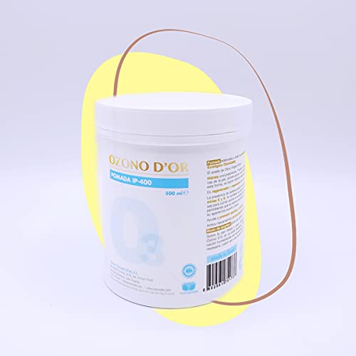 OZONO DOR. Pomada Cicatrizante Natural de Ozono IP-400 (100ml). Pomada para heridas, cicatrices, úlceras, dermatitis, psoriasis leve, quemaduras, varices, estrías y arañas vasculares.