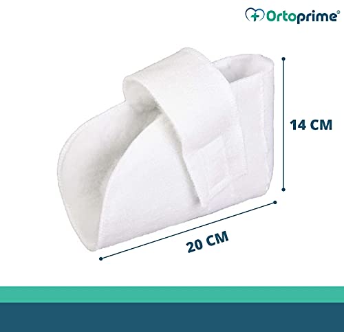 Pack 2 Patucos Antiescaras OrtoPrime - Cojines Antiescaras Pies Codos - Protectores de Cama y Silla de Ruedas - Taloneras Antiescaras Ortopédicas Colchón Antiescaras - Protector Talón 2 Unidades