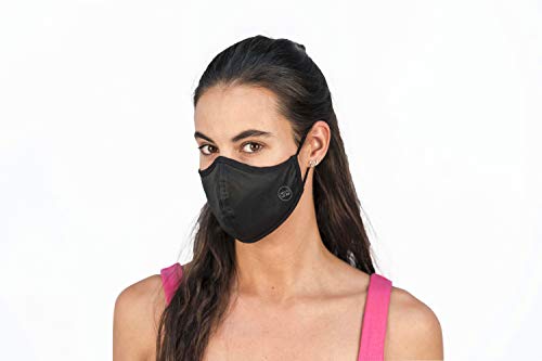 Pack de 3 Mascarillas Higiénica Homologadas de Tela Reutilizable Negras