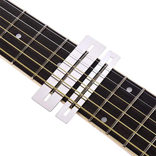 Papel de lija para guitarra de 11 x 9 pulgadas + 10 piezas de juntas (1500-15000), protector de diapasón de guitarra, protectores de trastes, hace que el lijado de trastes de guitarra sea más seguro