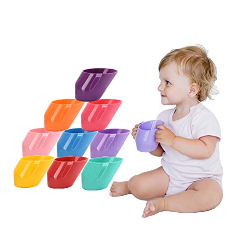 Parkomm Doidy Cup Baby Training Cup, Baby Drinking Training Cup Taza Inclinada para niños