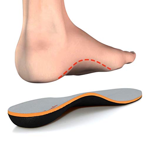 PCSsole Plantilla ortopédica, Fascitis Plantar con Soportes de Arco para el pie plano pronación para ayudar a reducir el dolor en el talón tendinitis de Aquiles (EU38-39(25cm))