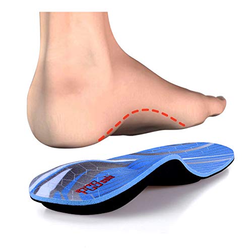 PCSsole Plantillas Ortopedicas-Plantillas para Pies Planos, dolor en los pies, Fascitis Plantar, dolor de talón, Espolones, para hombres y mujeres EU43-44(28cm)