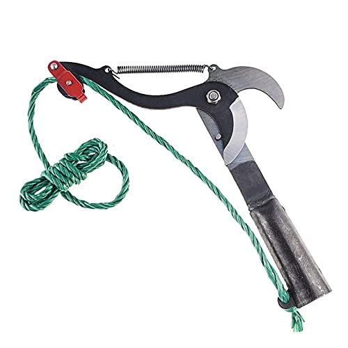 PEIPEI HanGao 1 PC Extensión de Gran altitud Lopper Rama Tijeras Extensible Fruta árbol podando Sierra cortadora jardín Herramienta de recortador con Cuerda