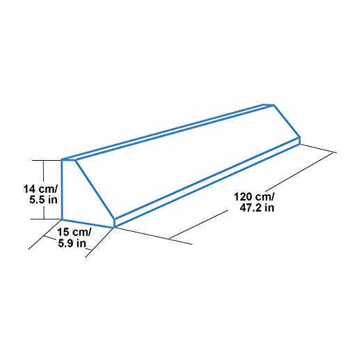 PEKITAS Lote 2 Unidades Barrera Protector de Espuma Para Cama Para Bebés Niños Fabricado En España Longitud 120 cm