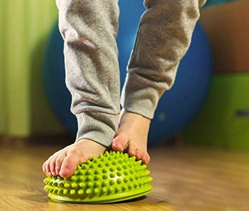 Pelota de Masaje del pies, Set de 2 Bola de Equilibrio para Mejorar Coordinación - Erizo del Durian Media Pelotas para Ejercicios de Fitball, Entrenar