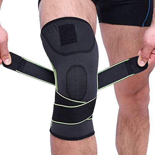 PengGengA Rodillera De Compresión Rodillera De Soporte Para Correr, Deportes, Baloncesto, Desgarro De Meniscos, Artritis, Alivio Para El Dolor En Las Articula Verde S