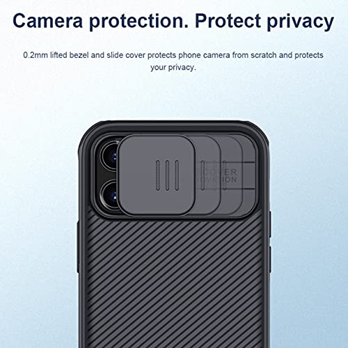 Pengkun 3 en 1 Funda para iPhone 12 Pro Funda Deslizante Cámara Proteger, Protección cámara Carcasa Cubierta cámara Deslizante Proteger Ultra Delgado Estuche Híbrida PC Anti Choque Anti arañazos