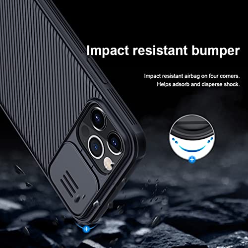 Pengkun 3 en 1 Funda para iPhone 12 Pro Funda Deslizante Cámara Proteger, Protección cámara Carcasa Cubierta cámara Deslizante Proteger Ultra Delgado Estuche Híbrida PC Anti Choque Anti arañazos