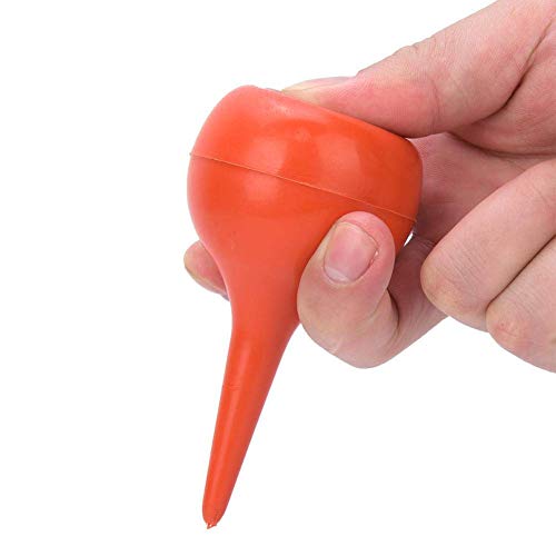 Pera de goma, Limpiador de Oídos, Removedor de Cera de Oído, bola de limpieza de goma, Ear Wax Removal Tool, Para bebés, jóvenes y adolescentes adultos (rojo, 75ml)