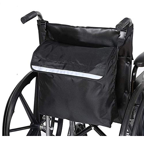 Perfetsell Bolsa para Silla de Ruedas Mochila Silla Ruedas Oxford Impermeable Mochilas Silla de Ruedas Bolsa de Almacenamiento Grande Capacidad Alta Calidad para Cualquier Tipo de Silla de Ruedas