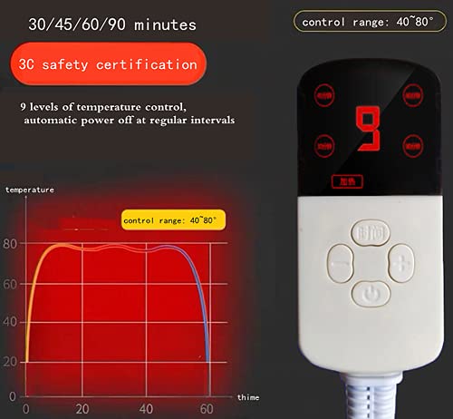 Phil Beauty Masajeador De Calentamiento De Tobillo Rehabilitación Tras Rotura del Tendón De Aquiles Tras Plantar Funda Protectora para Calzado De Fisioterapia, Azul