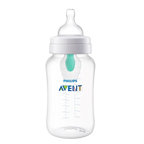 Philips Avent SCF816/14 - Biberón anti cólicos con sistema patentado Airfree, diseñado para reducir los cólicos, gases y reflujo, 3m+, 330 ml