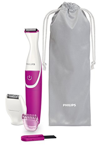 Philips BRT382/15 Bikini Genie - Perfilador para la zona del bikini para uso en seco o en húmedo