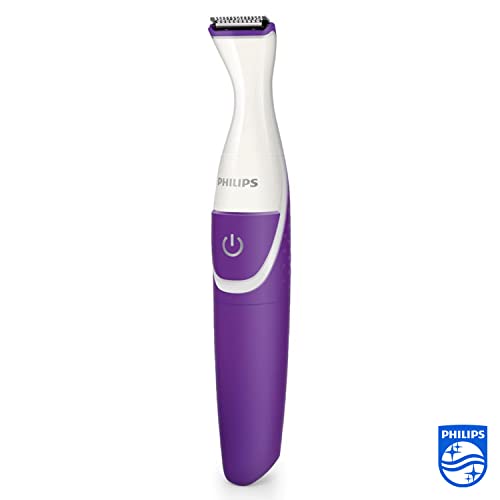 Philips BRT383/15 - Recortadora de precisión femenina, color blanco y morado