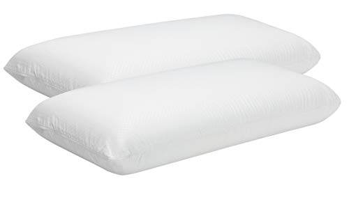 Pikolin Home - Pack 2 almohadas visco ergonómicas de doble funda adaptable con núcleo Memory Foam para dormir de lado o boca arriba