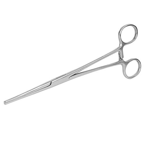 Pinzas de acero inoxidable para mascotas Pinzas hemostáticas Piercing Orejas de perro Pinzas para el pelo Extractor con punta recta Peluqueros para mascotas Herramientas de tijeras