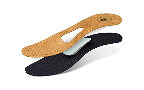 Plantillas Zapatos Ortopédicas Cuero para Neuroma de Morton y Dolor de Pies, con Soporte y Almohadilla para Arco Metatarso, para Hombres y Hujeres, Kaps Allevia, Todas las Tallas (38 EUR)