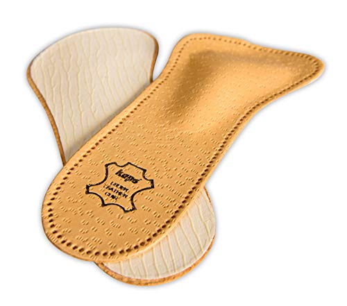 Plantillas Zapatos Ortopédicas de Cuero de 3/4 para Mujeres, Reducen las Molestias y Previenen el Dolor en el Antepié Con Soporte Para el Arco Metatarsiano (38 EUR)