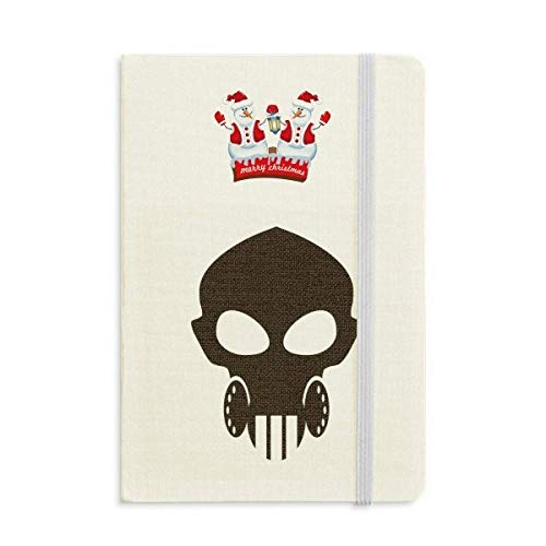 Pollution Biochemical Defensa Gas Head Christmas Snowman Notebook grueso Tapa dura