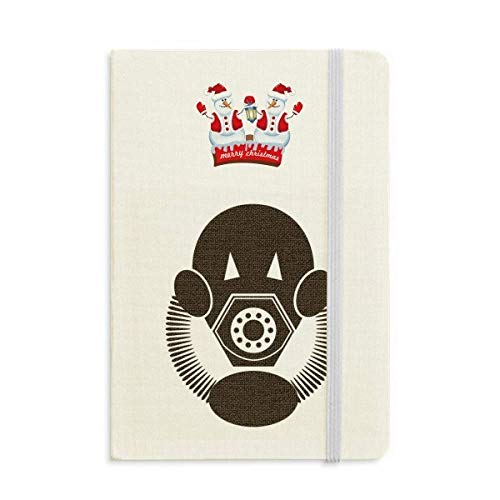 Pollution Special Biochemical Gas Head Christmas Snowman Notebook grueso Tapa dura