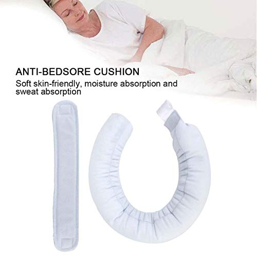 Prevenir la escaras almohada cojín ligero antiescaras para mujeres y hombres para la salud para mantener el cuerpo para la cabeza muñeca pierna (azul, S)