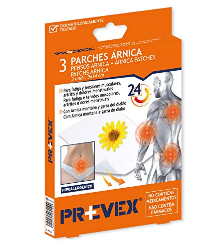 Prevex Parches Stop Dolor con Arnica 3 Piezas 21 g