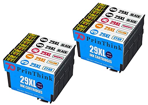 PrinThink 29XL Reemplazo para Epson 29 29XL Cartuchos de Tinta Alta Compatible con Epson Expression Home XP-235 XP-245 XP-247 XP-330 XP-332 XP-335 XP-342 XP-345 XP-430 XP-432 XP-435 XP-442 XP-445