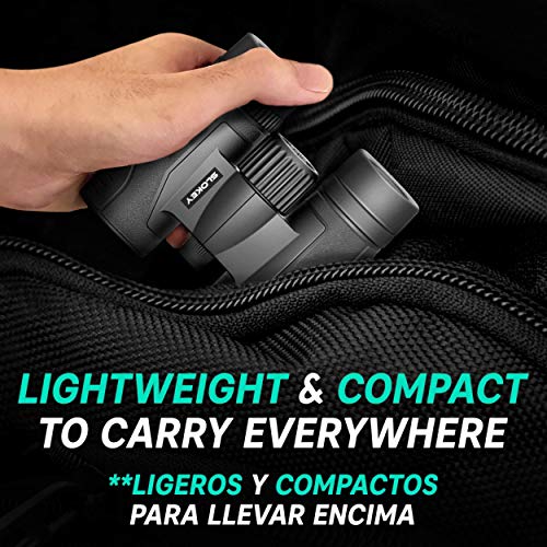 Prismáticos 8x32 Slokey – Súper Ligeros, Pequeños y Compactos con Óptica Superior para Imágenes Súper Nítidas y Brillantes en HD. Ideales para Observar Aves, Excursiones, Turismo, Eventos Deportivos…