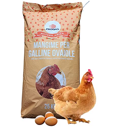 PROGEO OVAIOLA SOLE VEG SBRICIOLATA - MANGIME COMPLETO PER OVAIOLE da 25 kg