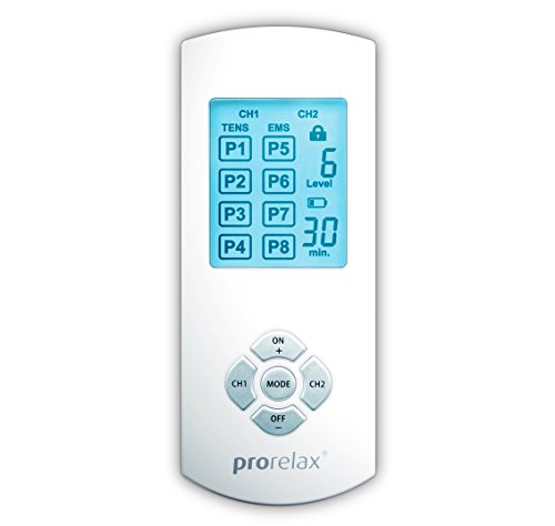 prorelax Tens+Ems Duo Comfort - Terapia natural para el dolor Crónico y para la construcción de Músculo