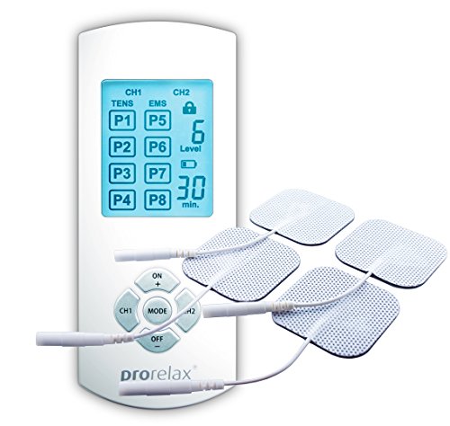 prorelax Tens+Ems Duo Comfort - Terapia natural para el dolor Crónico y para la construcción de Músculo