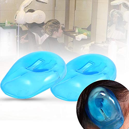 Protector Escudo Cubierta de Oreja, 2 pcs Protector de Oído para Peluquería Protege de Oreja para Tinte de Pelo Antimanchas Orejeras Proteger las Orejas del Tinte