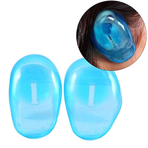 Protector Escudo Cubierta de Oreja, 2 pcs Protector de Oído para Peluquería Protege de Oreja para Tinte de Pelo Antimanchas Orejeras Proteger las Orejas del Tinte